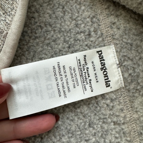 Patagonia Better Sweater‎ Quarter 1/4 Zip Fleece Pullover Grey Large - Picture 8 of 10